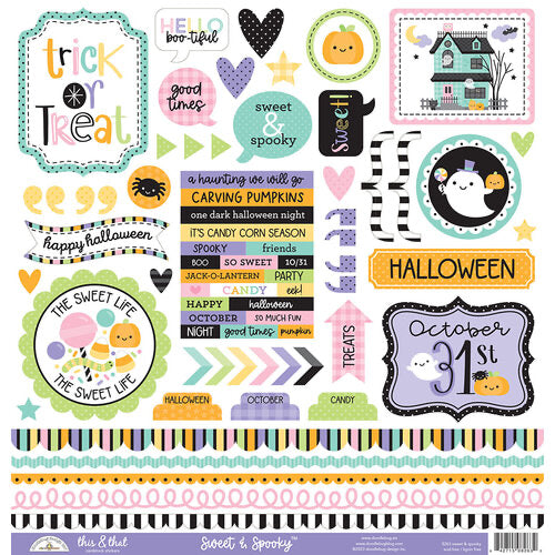 Sweet & Spooky This & That Sticker Sheet