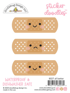 Pre-Order NEW Doodlebug Happy Healing All Better Sticker Doodles