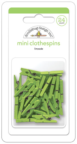 Doodlebug NEW Mini Clothespins Limeade