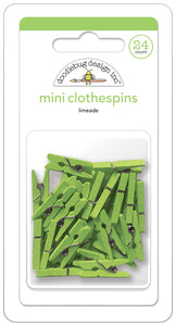 Doodlebug NEW Mini Clothespins Limeade