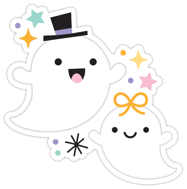 Sweet & Spooky Boo Friends Sticker Doodles