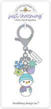 Load image into Gallery viewer, Doodlebug Snow Much Fun Just Charming Key Chain