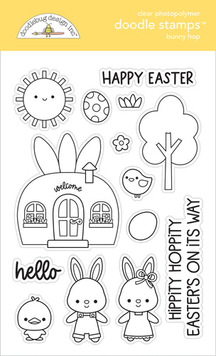 Pre-Order NEW Doodlebug Bunny Hop Doodle Stamps