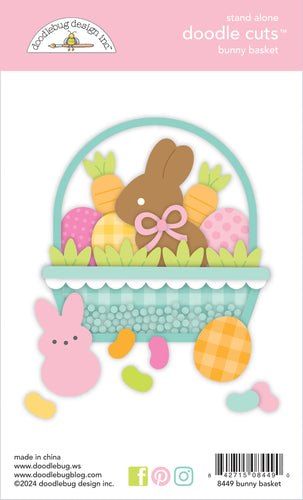 Pre-Order NEW Doodlebug Bunny Hop Bunny Baskets Doodle Cuts