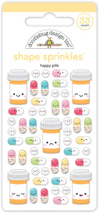 NEW Doodlebug Happy Healing Happy Pills Shape Sprinkles