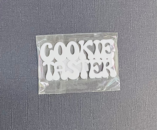 Acrylic Small White Cookie Taster