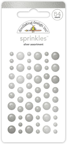 Pre-Order NEW Doodlebug Silver Assorted Sprinkles