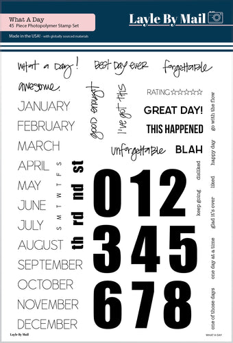 Layle By Mail What A Day Stamp Set
