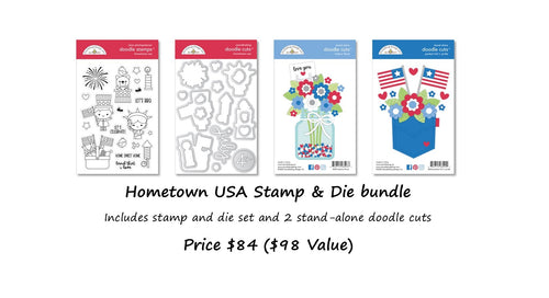 Pre-Order NEW Doodlebug Hometown USA Stamp & Die