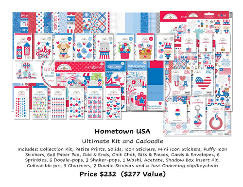 Pre-Order NEW Doodlebug Hometown USA Ultimate Kit & CaDoodle