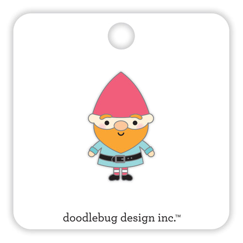 Doodlebug Over the Rainbow Gnomie Collectible Pin
