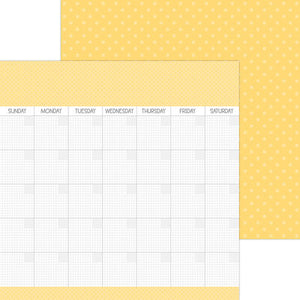 Doodlebug Day to Day Double Sides Calendar Pages - Bumblebee