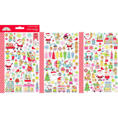 Pre-Order NEW Doodlebug Oh What Fun Mini Icon Stickers