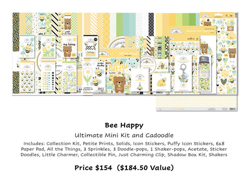 Pre-Order Doodlebug Bee Happy ULTIMATE Mini Kit & CaDoodle