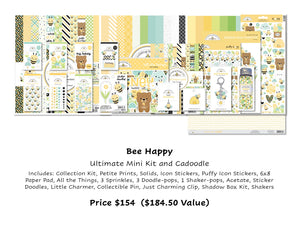 Pre-Order Doodlebug Bee Happy ULTIMATE Mini Kit & CaDoodle