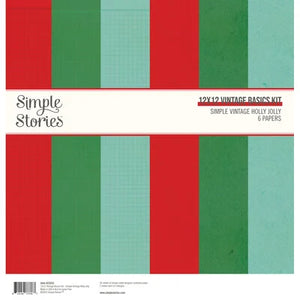 Simple Stories Simple Vintage Holly Jolly Vintage Basics