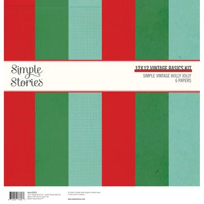 Simple Stories Simple Vintage Holly Jolly Vintage Basics