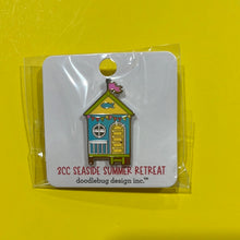 Load image into Gallery viewer, Beach Hut 3 Craft Chicks Exclusive Doodlebug Pin