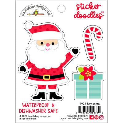 Pre-Order NEW Doodlebug Oh What Fun Doodle Stickers Hey Santa