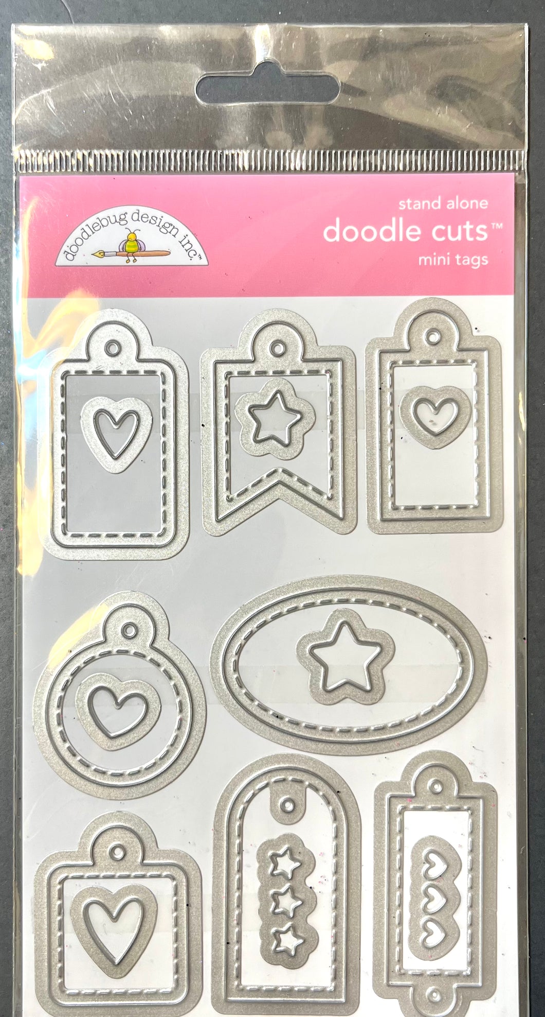 Doodlebug Stand Alone Dies Mini Tags