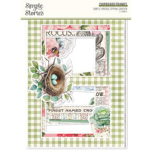 Simple Stories Vintage Spring Garden Chipboard Frames