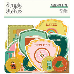 Simple Stories Trail Mix Patches Bits