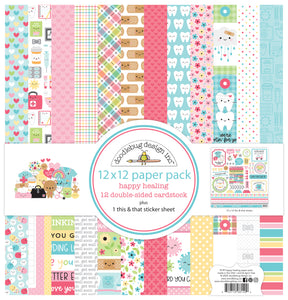 NEW Doodlebug Happy Healing 12x12 Collection Kit