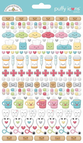 Pre-Order NEW Doodlebug Happy Healing Puffy Icons