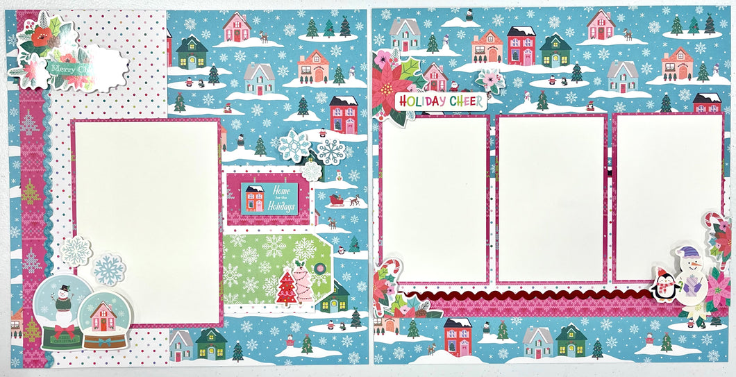 NEW Sugar Plum Wishes 2 Page Layout Kit