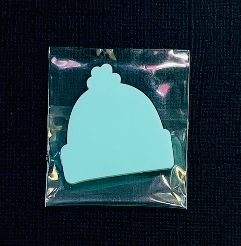 Small Acrylic Stocking Cap 1.5” Mint