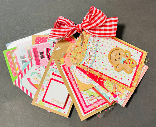 Gingerbread Kisses Tag Album Kit(kick-off make n’ take)