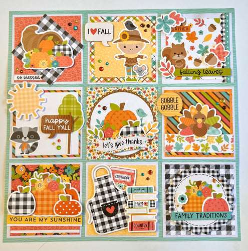 Farmhouse 12x12 Sampler