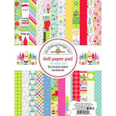 Pre-Order NEW Doodlebug Oh What Fun 6x8 Pad