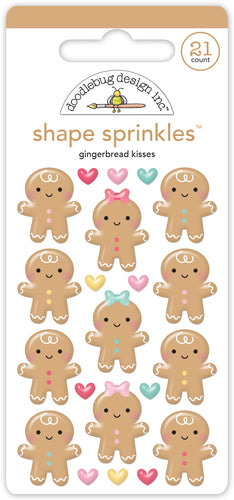 Pre-Order Doodlebug Gingerbread Kisses Gingerbread Kisses Shape Sprinkles