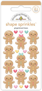 Pre-Order Doodlebug Gingerbread Kisses Gingerbread Kisses Shape Sprinkles
