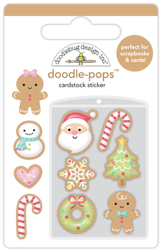 Pre-Order Doodlebug Gingerbread Kisses Christmas Cookies Doodle-Pop