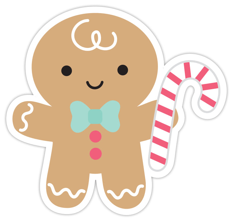 Doodlebug Gingerbread Kisses Gingie Doodle Stickers – 3