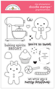 Pre-Order Doodlebug Gingerbread Kisses Doodle Stamps