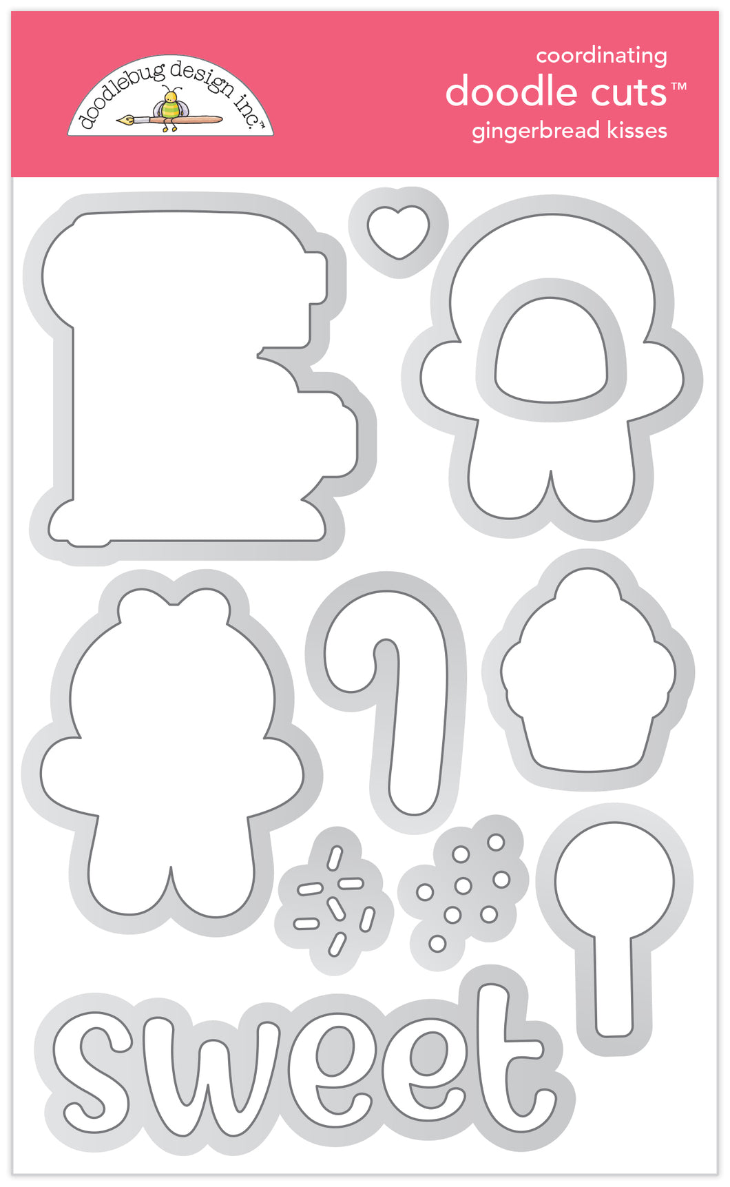 Pre-Order Doodlebug Gingerbread Kisses Doodle Cuts