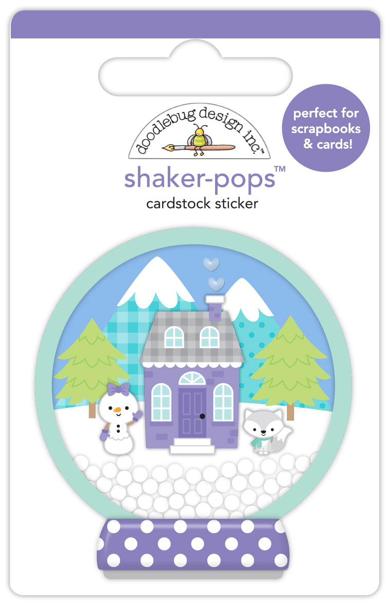 Doodlebug Snow Much Fun Winter Wonderland Shaker-Pop
