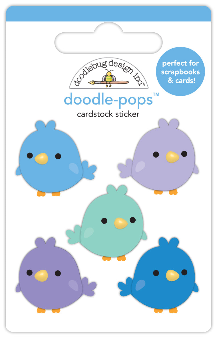 Doodlebug Snow Much Fun Sweet Snow Bird Doodle-Pop