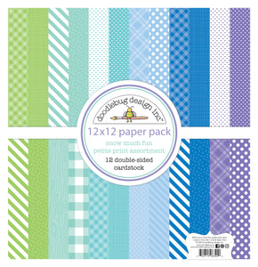 Doodlebug Snow Much Fun Petite Print Paper Pack