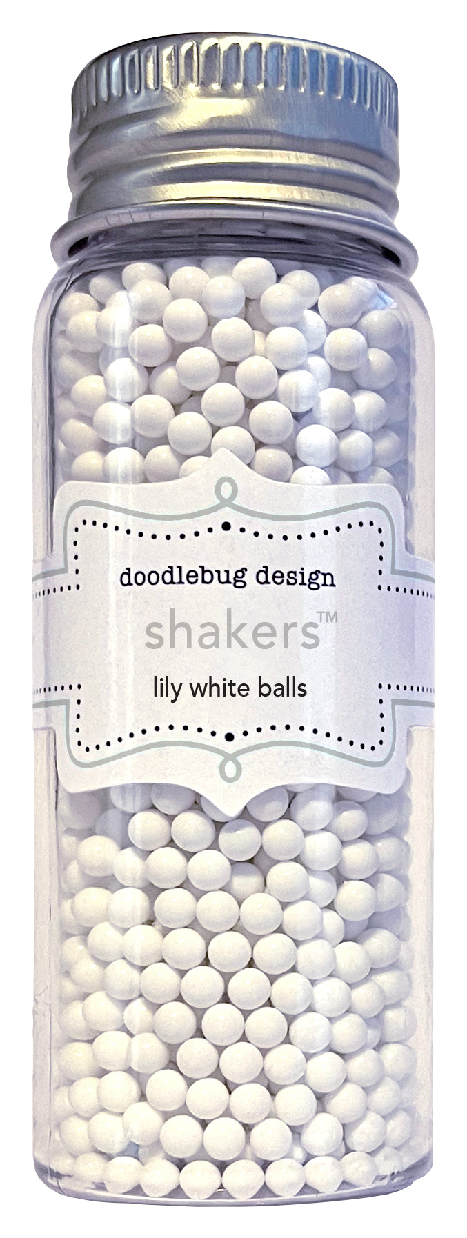 Pre-Order Doodlebug Lily White Balls Shakers