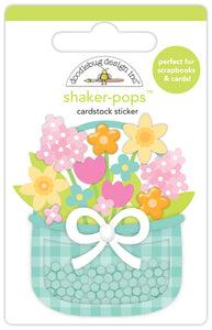 Pre-Order NEW Doodlebug Bunny Hop Blooming Basket Shaker-Pop