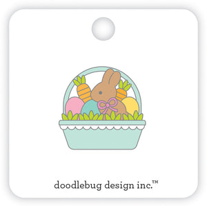 Pre-Order NEW Doodlebug Bunny Hop Easter Basket Collectible Pin