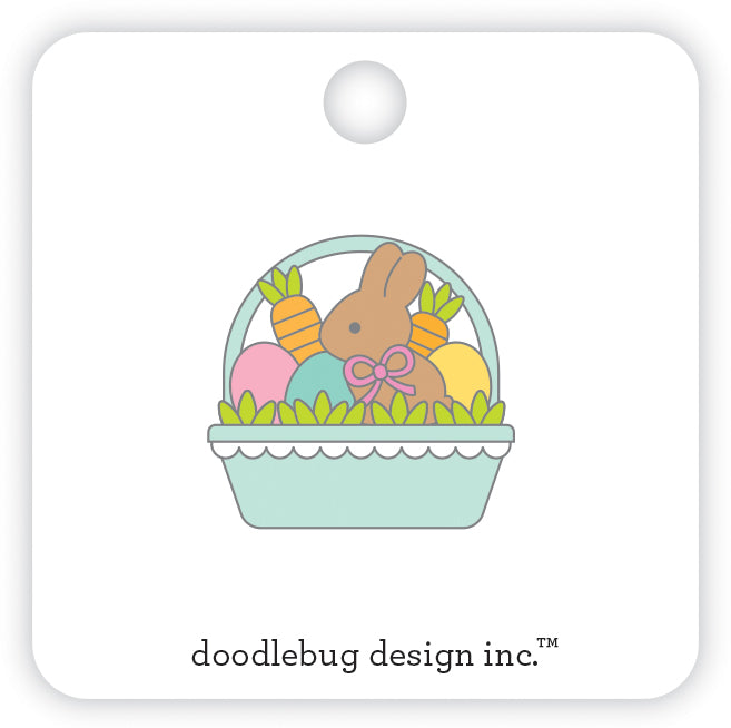 Pre-Order NEW Doodlebug Bunny Hop Easter Basket Collectible Pin