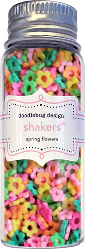 Pre-Order NEW Doodlebug Bunny Hop Spring Flowers Shakers