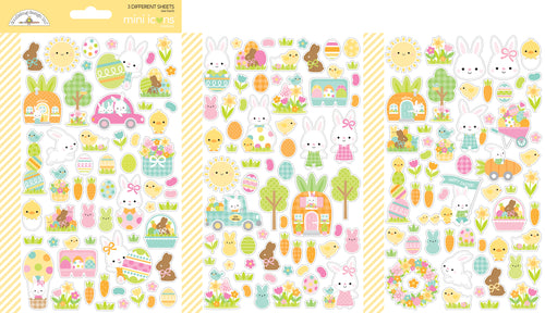 Pre-Order NEW Doodlebug Bunny Hop Mini Stickers