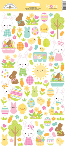 Pre-Order NEW Doodlebug Bunny Hop Icon Stickers
