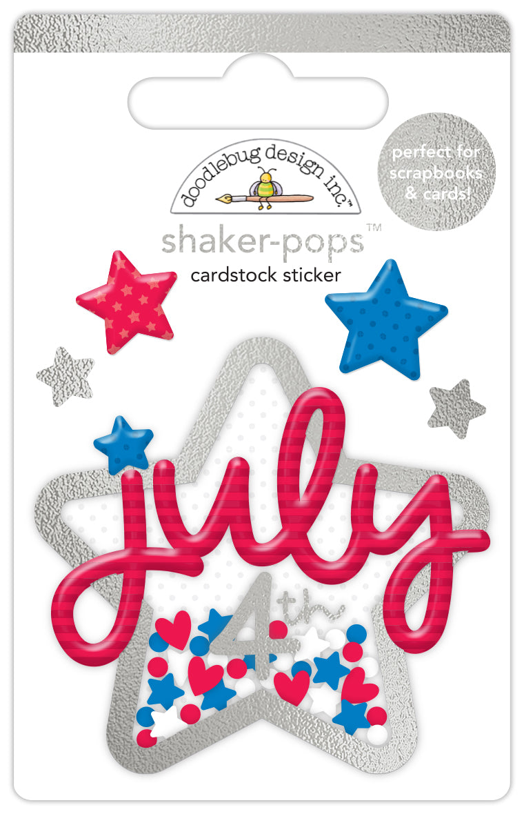 Pre-Order Doodlebug Hometown USA July 4th Shaker-Pop